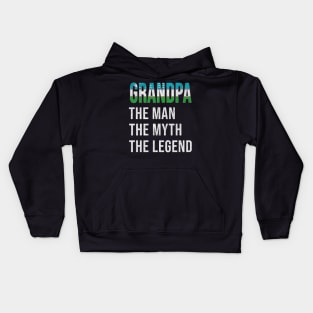 Grand Father Uzbekistani Grandpa The Man The Myth The Legend - Gift for Uzbekistani Dad With Roots From  Uzbekistan Kids Hoodie